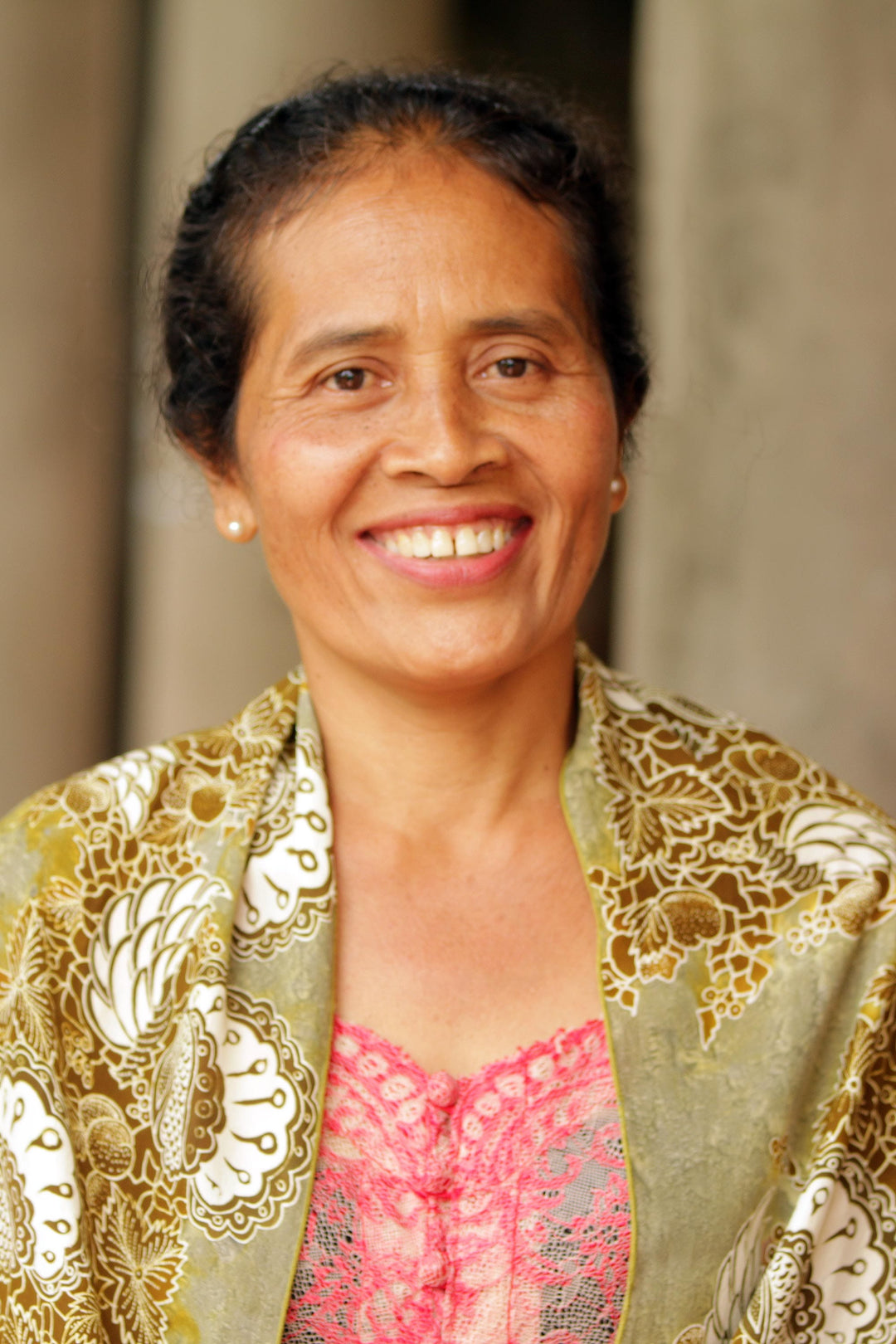 Balinese Handmade Rayon Batik Scarf with Butterfly Motif - Lady of the Butterflies