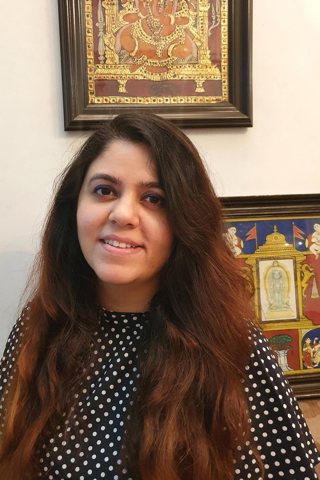 18k Gold-Plated Cultured Pearl Half-Hoop Dangle Earrings - Eden's Romance