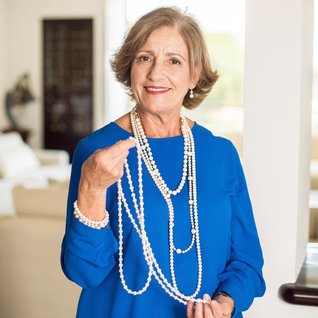 White Baroque Cultured Pearl Earrings - Baroque Beauty