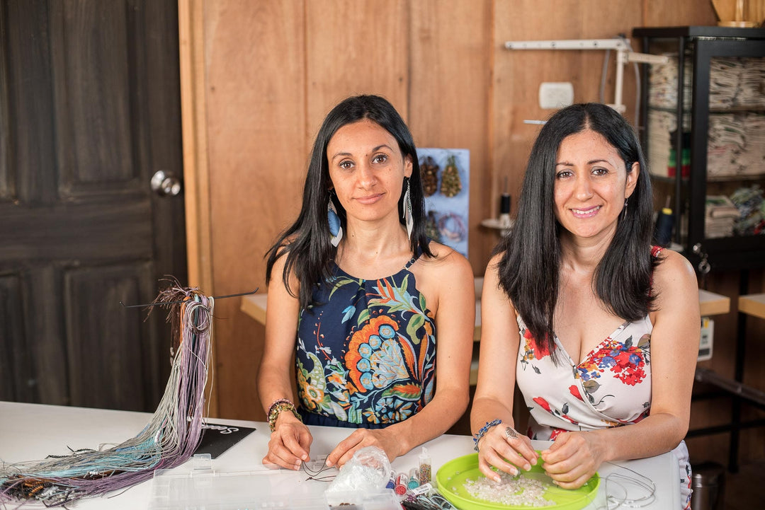 Adjustable Macrame Amethyst and Crystal Pendant Bracelet - Wisdom Flower