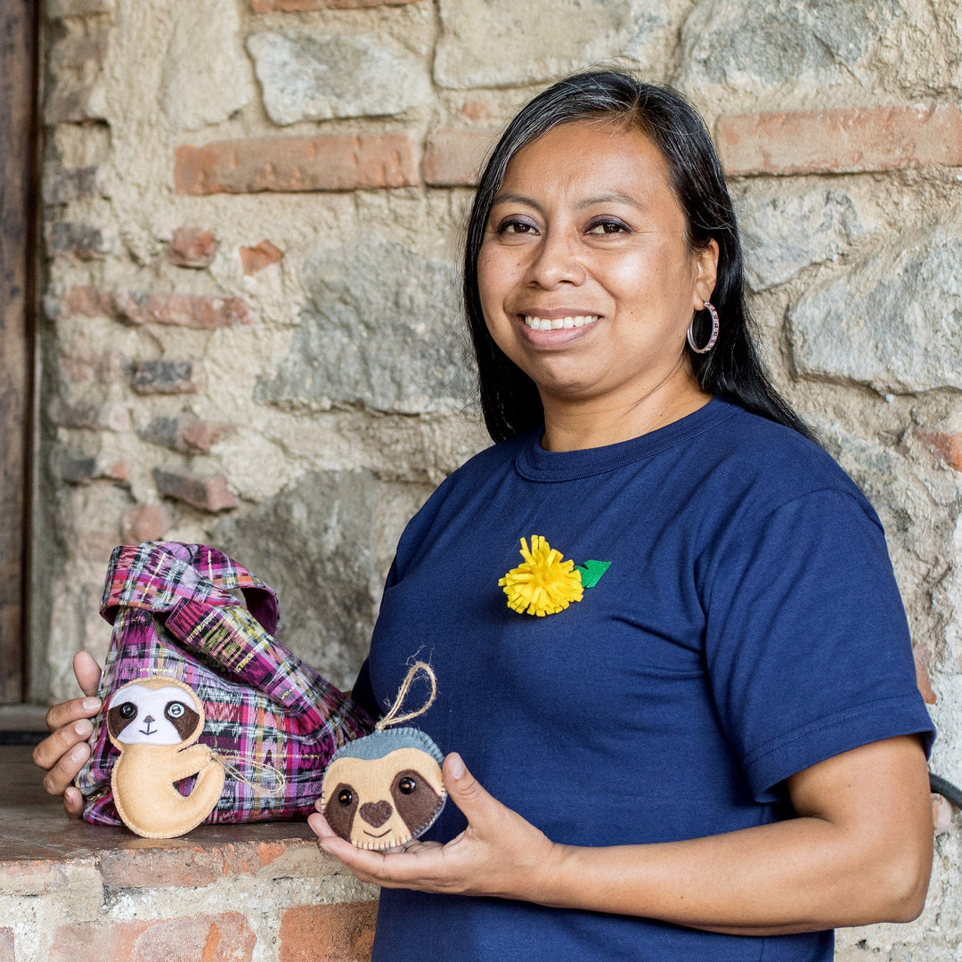 Handcrafted Heart-Shaped Multicolor Felt Mobile - Multicolor Love