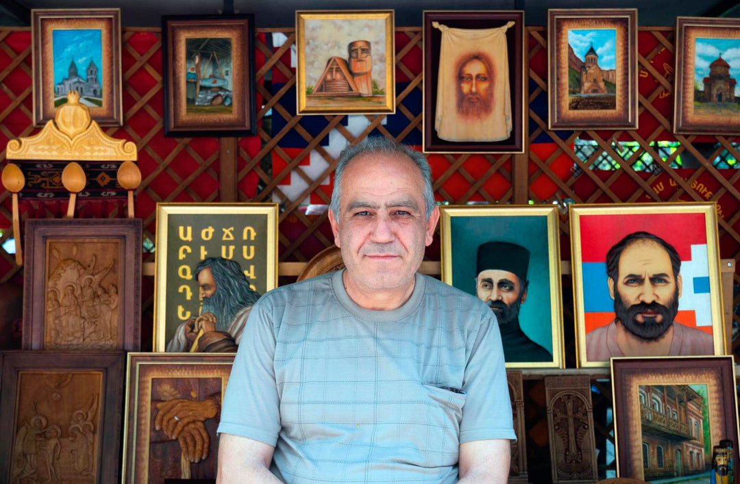 Wood Bird Condiment Dish with Spoon Hand-Carved in Armenia - Birdie Delight