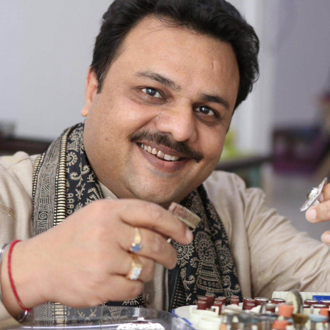 Garnet and Sterling Silver Handcrafted Jhumki Earrings - Music