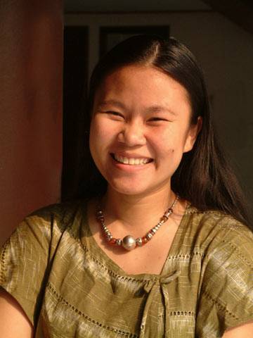 Circular Karen Silver Dangle Earrings - Powerful Sun