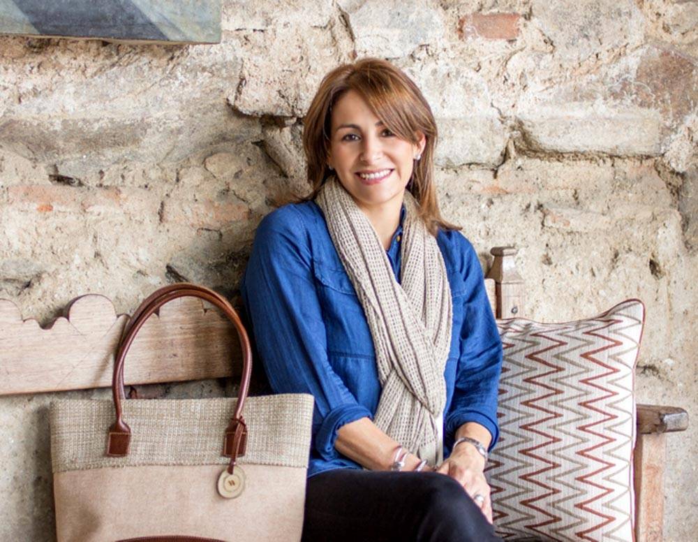 Saddle Brown Steel Blue Cotton Scarf - Natural Combination