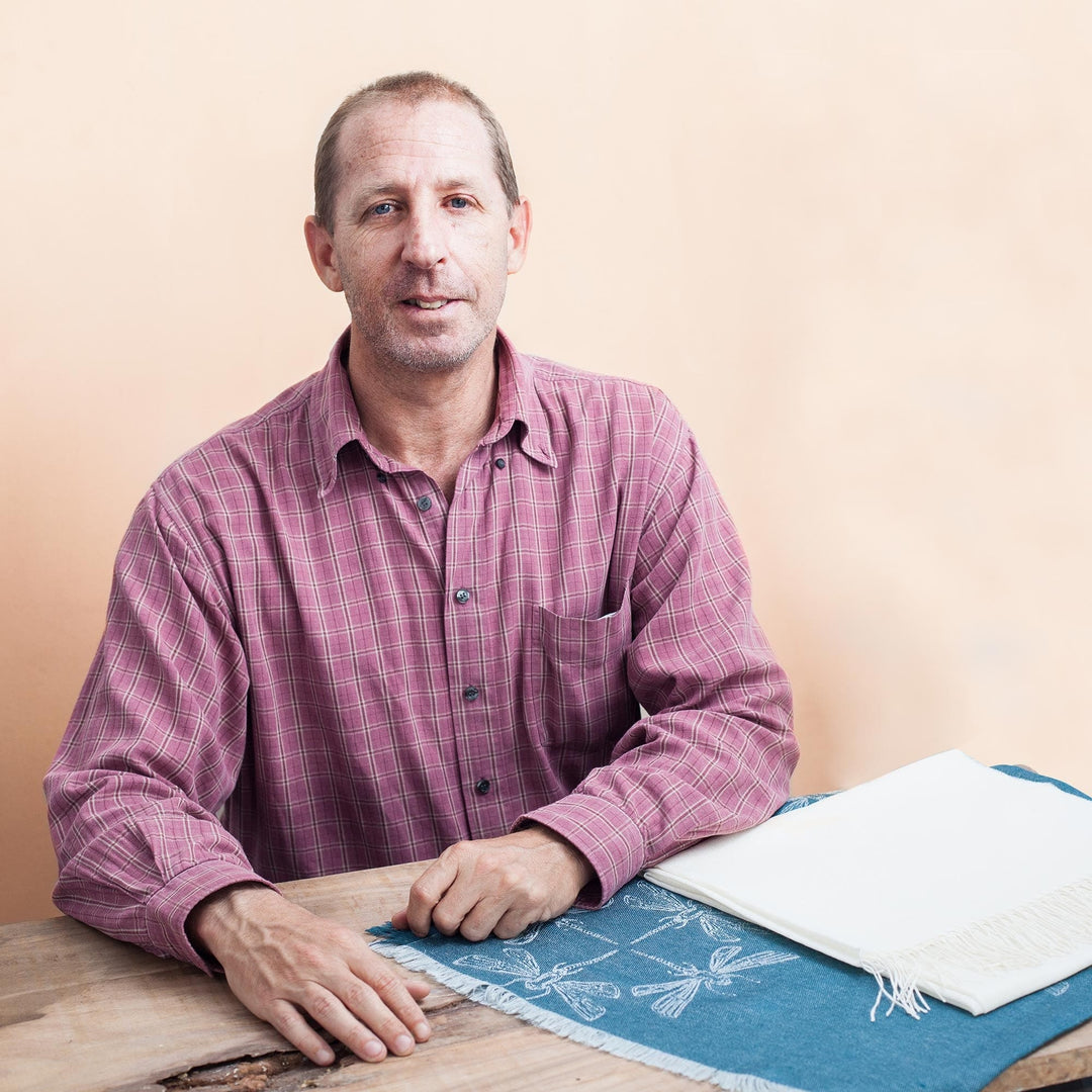 Men's Brown 100% Baby Alpaca Wool Scarf from Peru - Lovely Chestnut