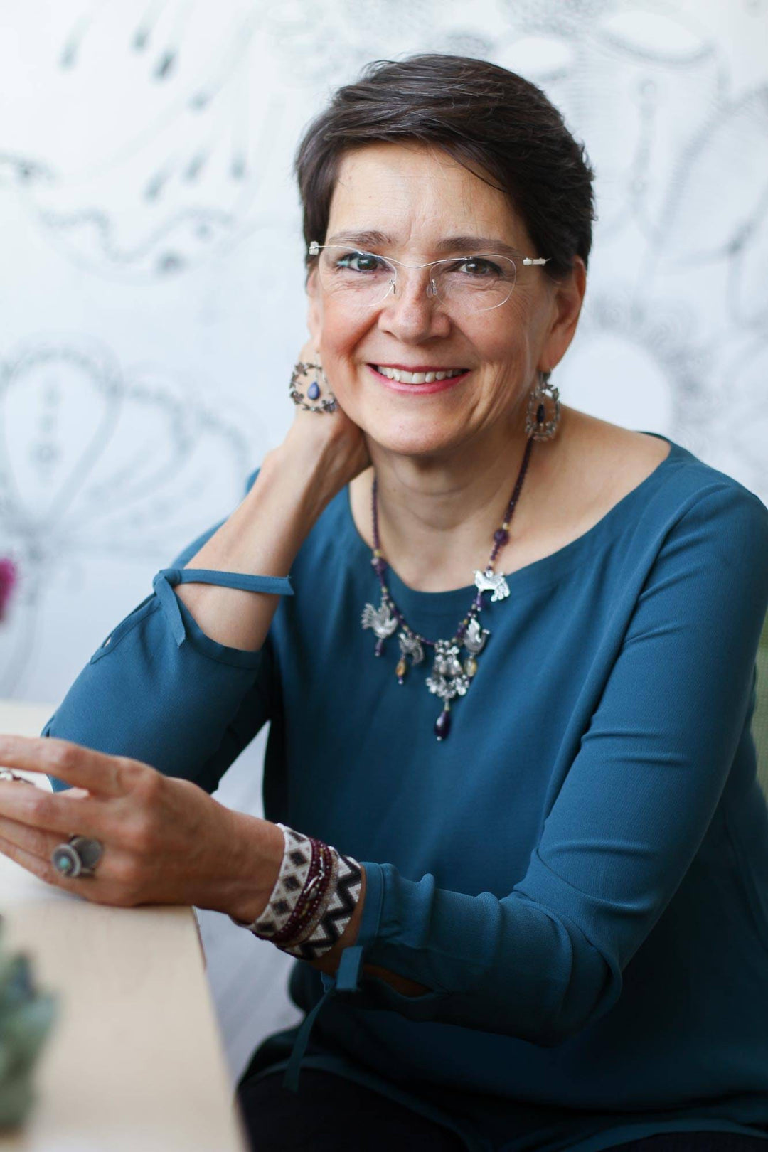 Amber Stud Earrings - Bee Mine