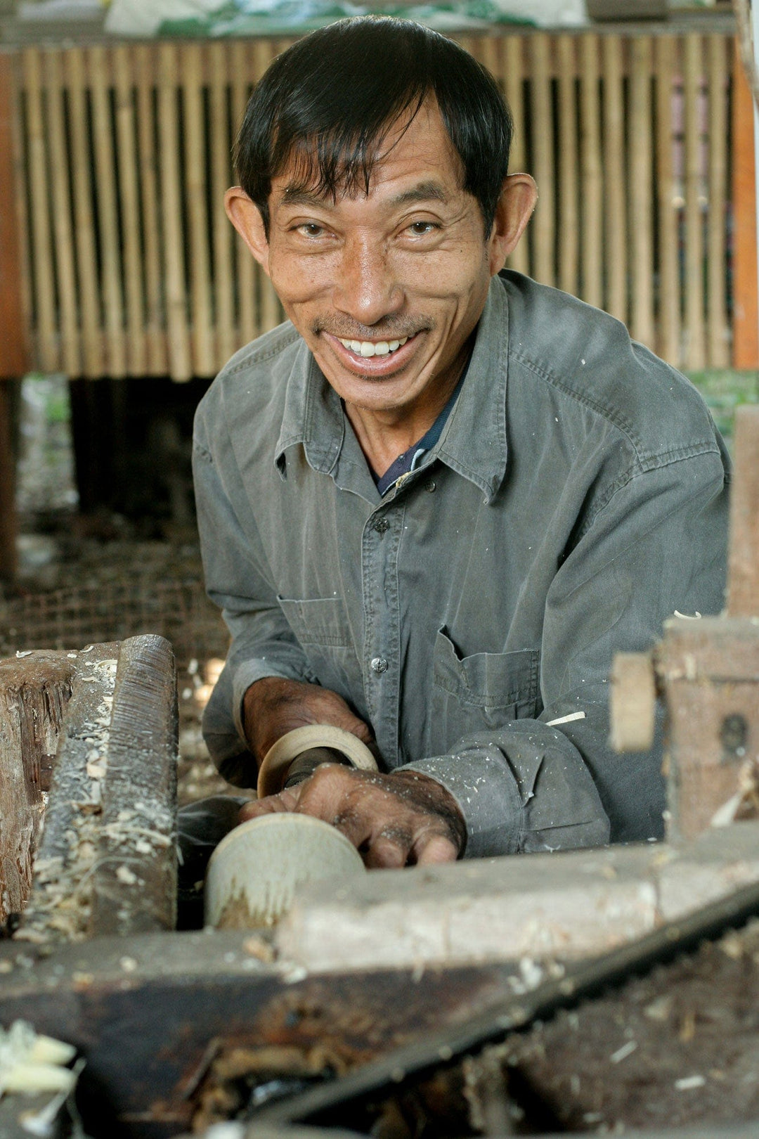 Sterling Silver Circle Frame Petite Heart Stud Earrings - Little Heart