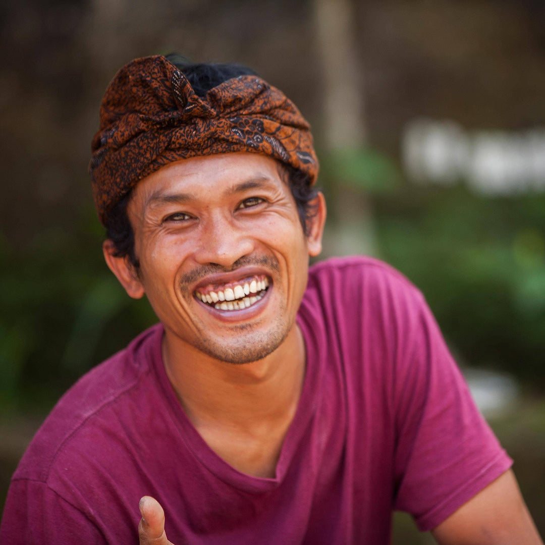 Silver and Garnet Moon Necklace with Water Buffalo Horn - Dark Crescent Moon