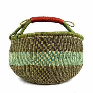 Large Bolga Market Basket - Assorted Colors