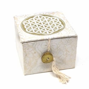 Meditation Bowl Box 3'' Flower Of Life