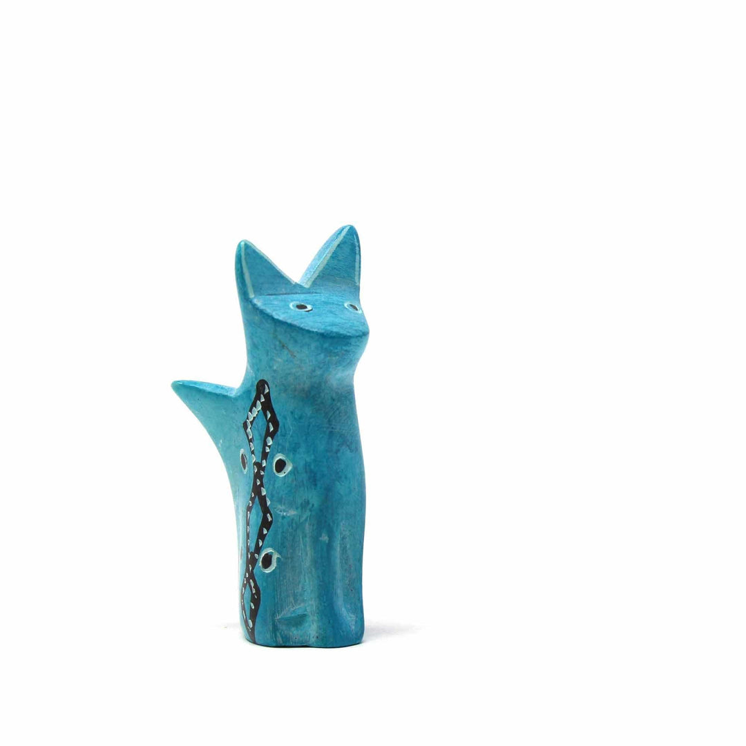 Soapstone Tiny Sitting Cats - Assorted Pack of 5