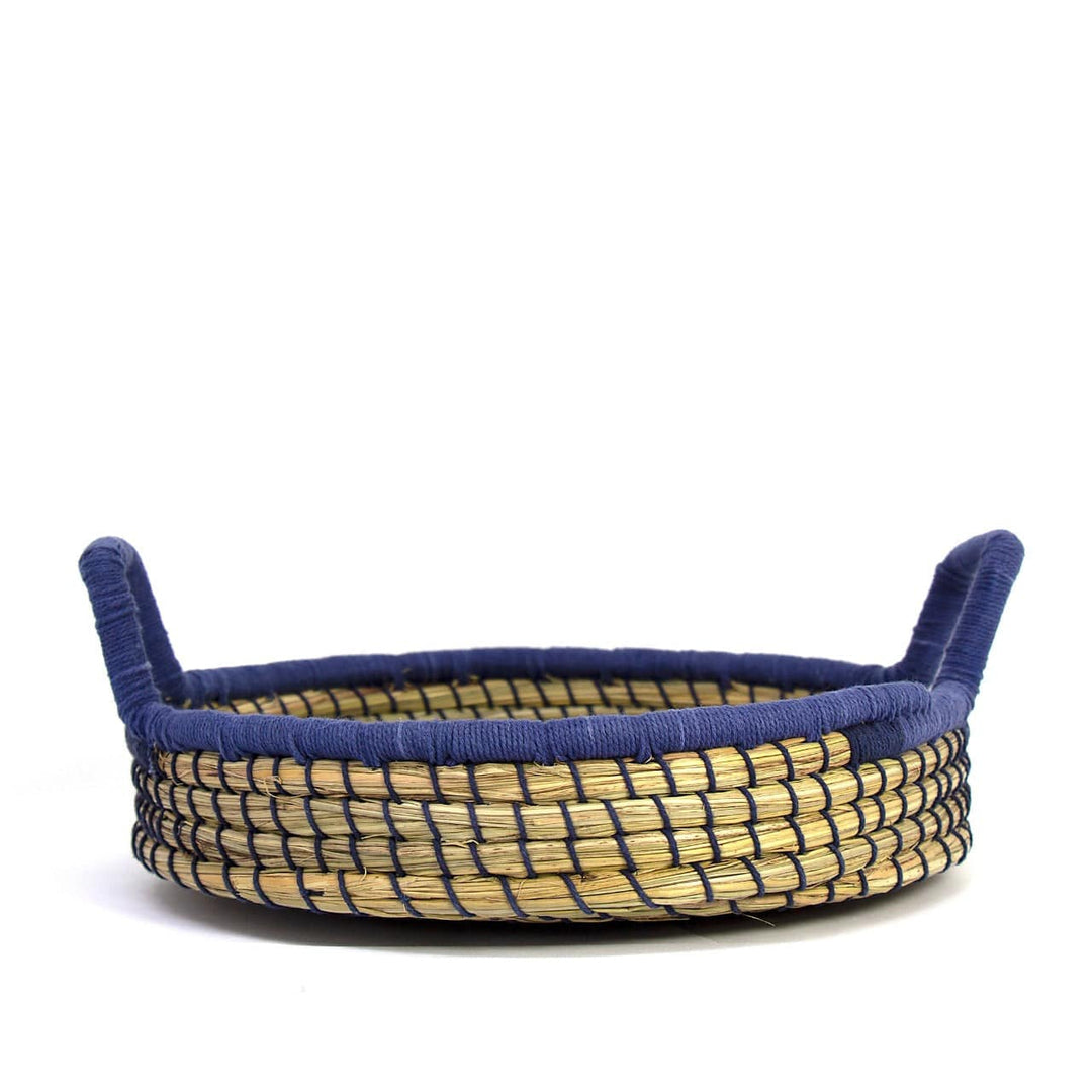 Nested Baskets Blue Accents - Set of 3