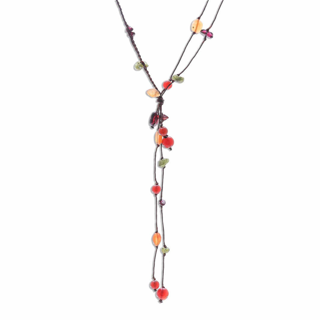 Carnelian and Garnet Necklace - Gem Rave