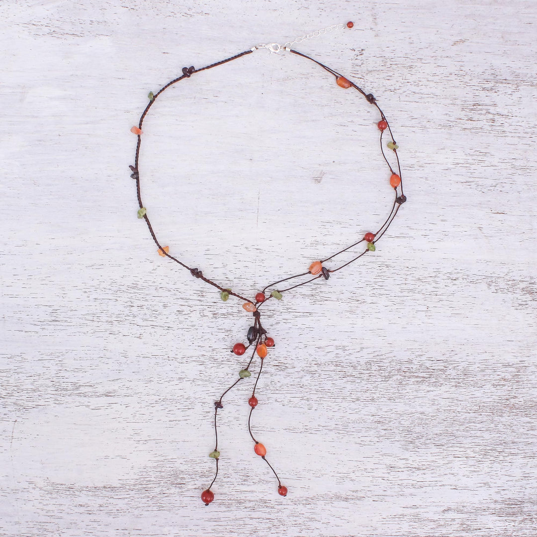 Carnelian and Garnet Necklace - Gem Rave