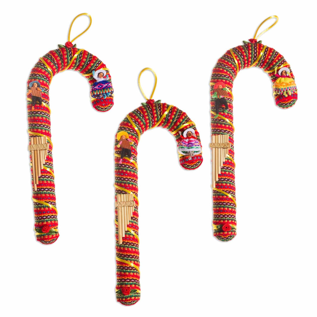 Ornaments (Set of 3) - Candy Canes