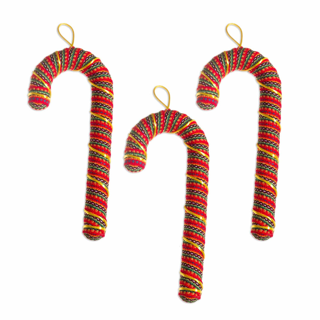 Ornaments (Set of 3) - Candy Canes