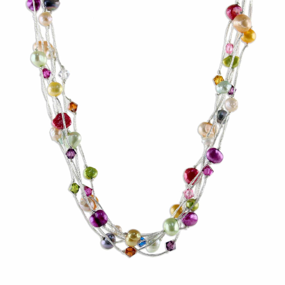 Unique Beaded Pearl Necklace - Party Balloons