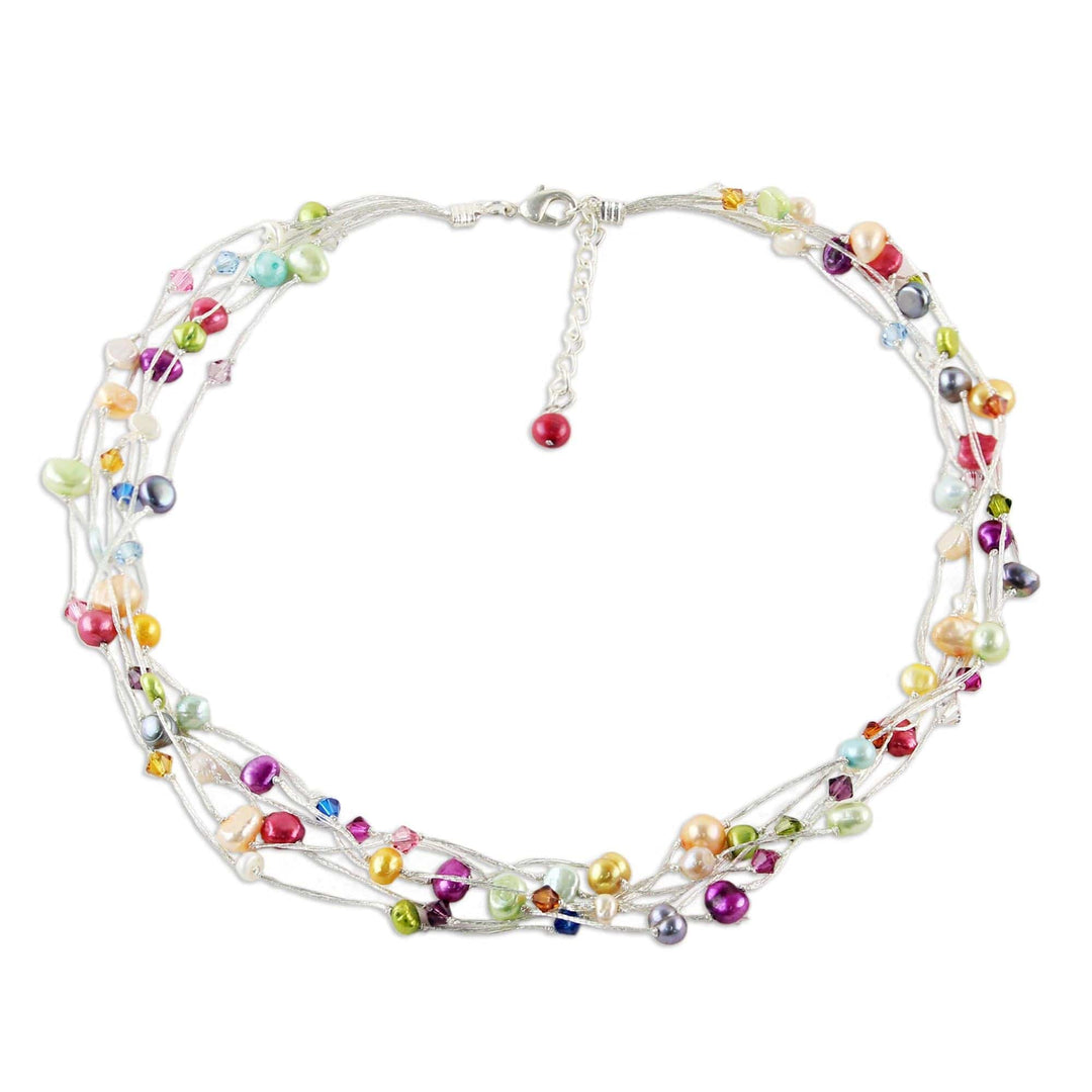 Unique Beaded Pearl Necklace - Party Balloons