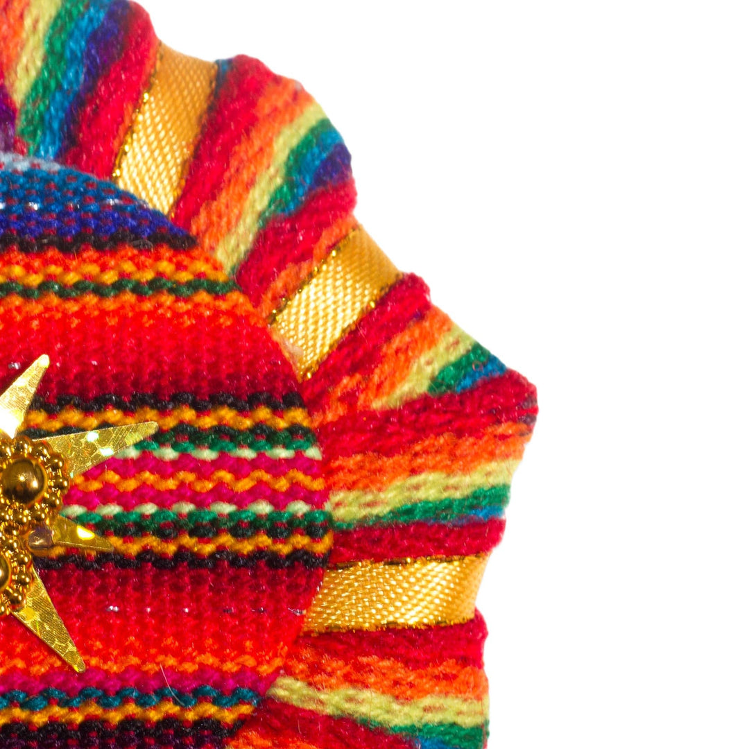 Cotton ornaments (Set of 6) - Suns and Stars