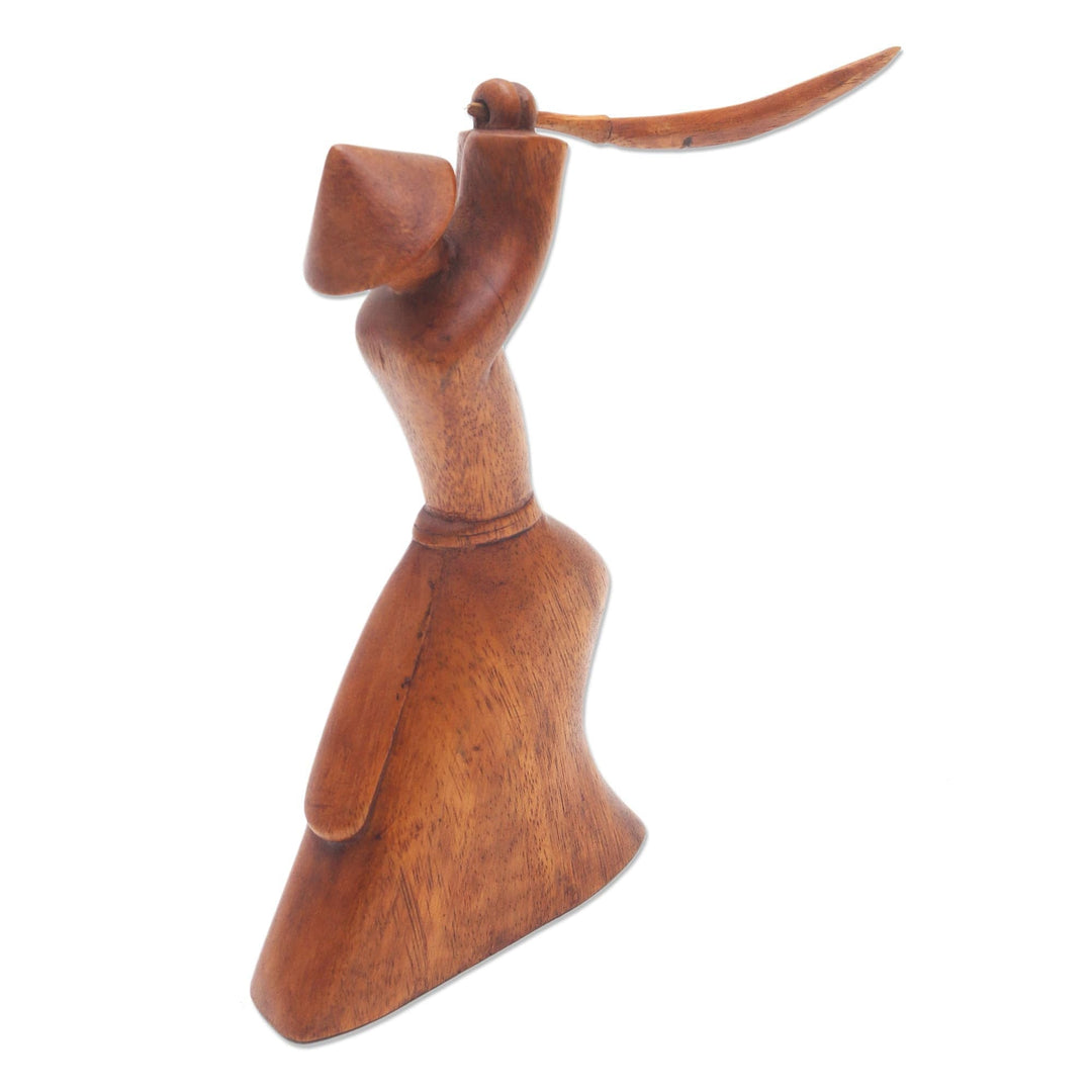 Wood sculpture - Samurai Strategy