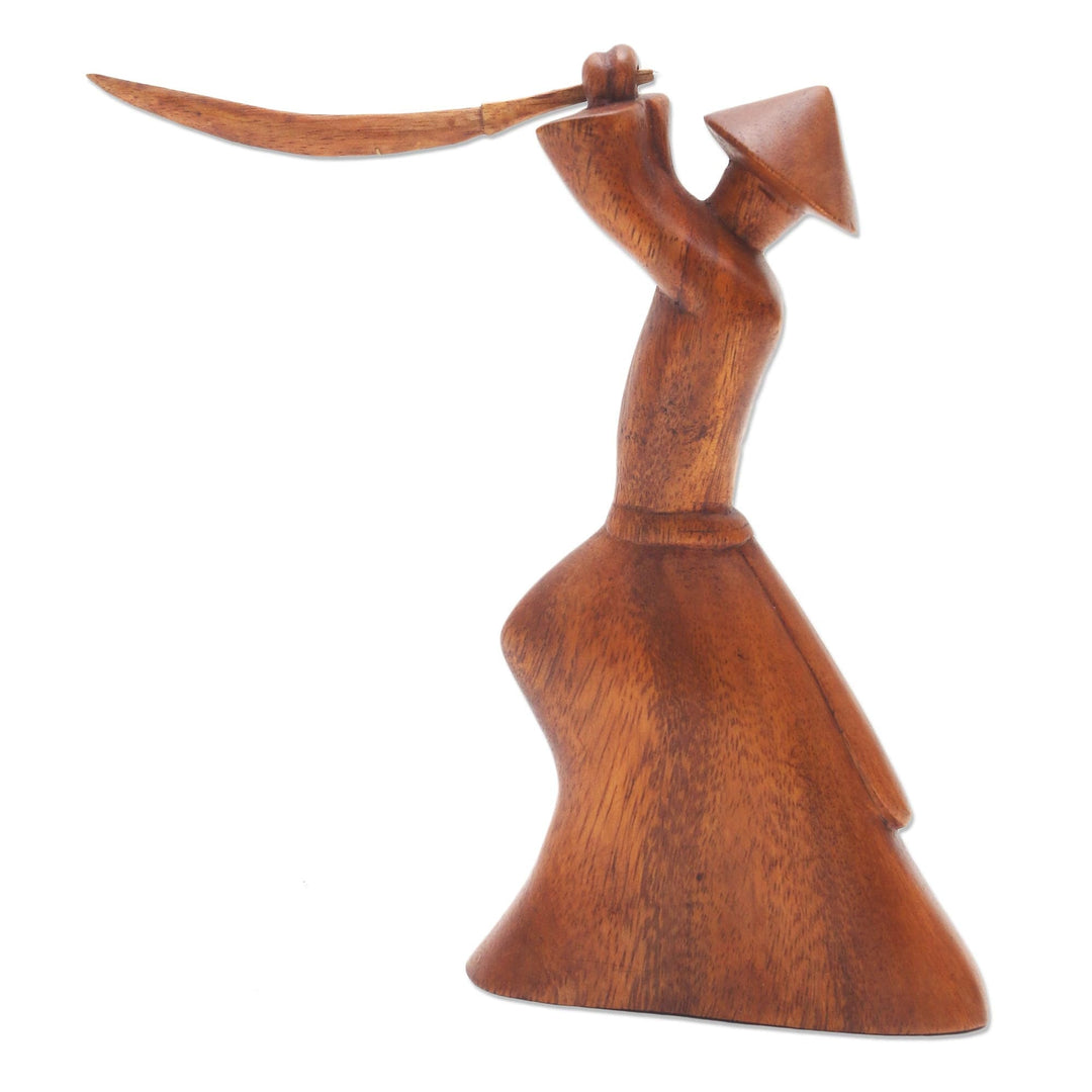Wood sculpture - Samurai Strategy