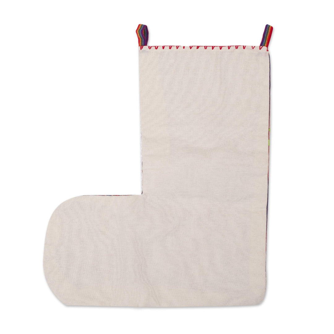 Applique Christmas stocking - Guiding Star