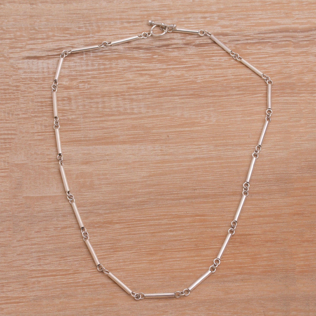 Sterling Silver Necklace from Indonesia - Driftwood