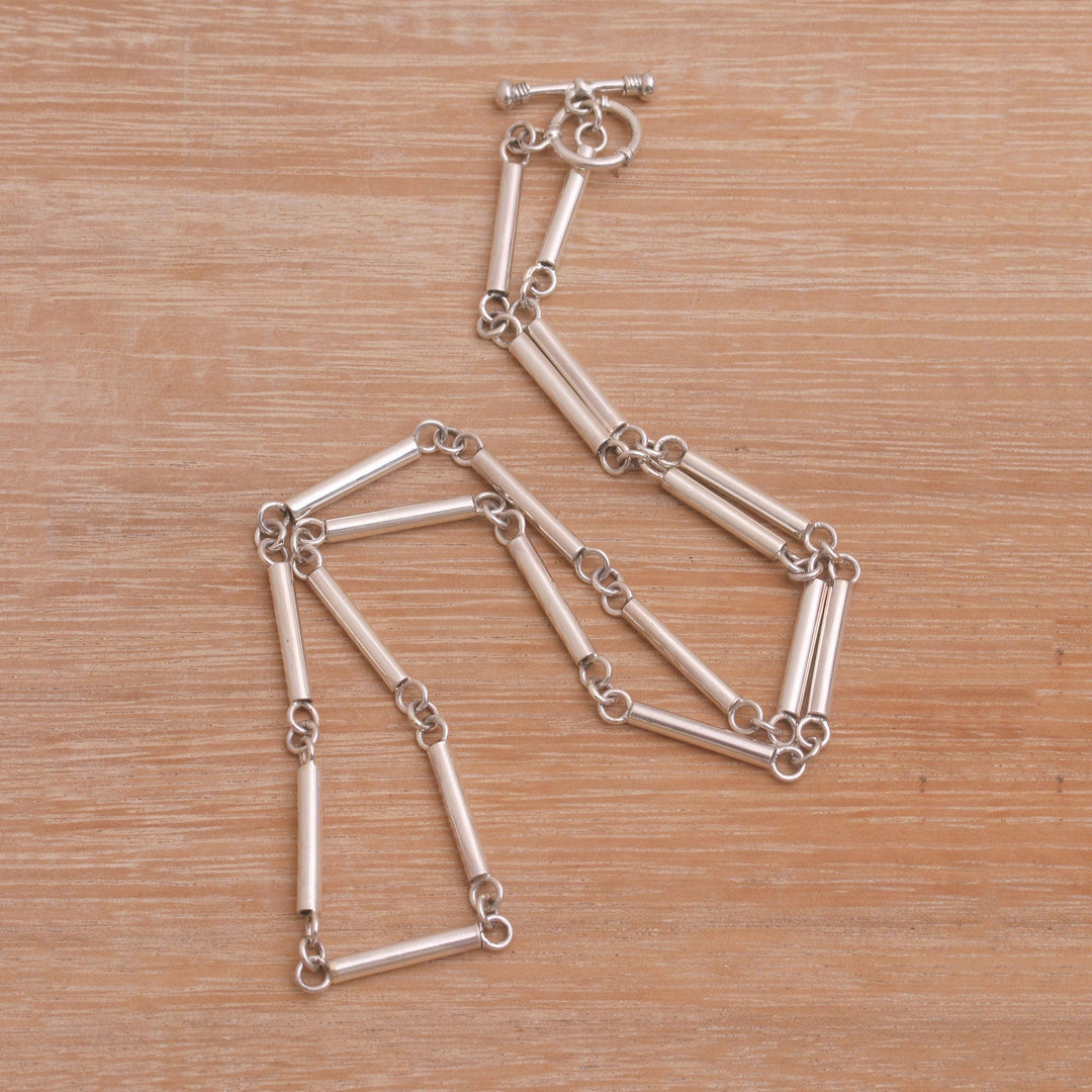 Sterling Silver Necklace from Indonesia - Driftwood
