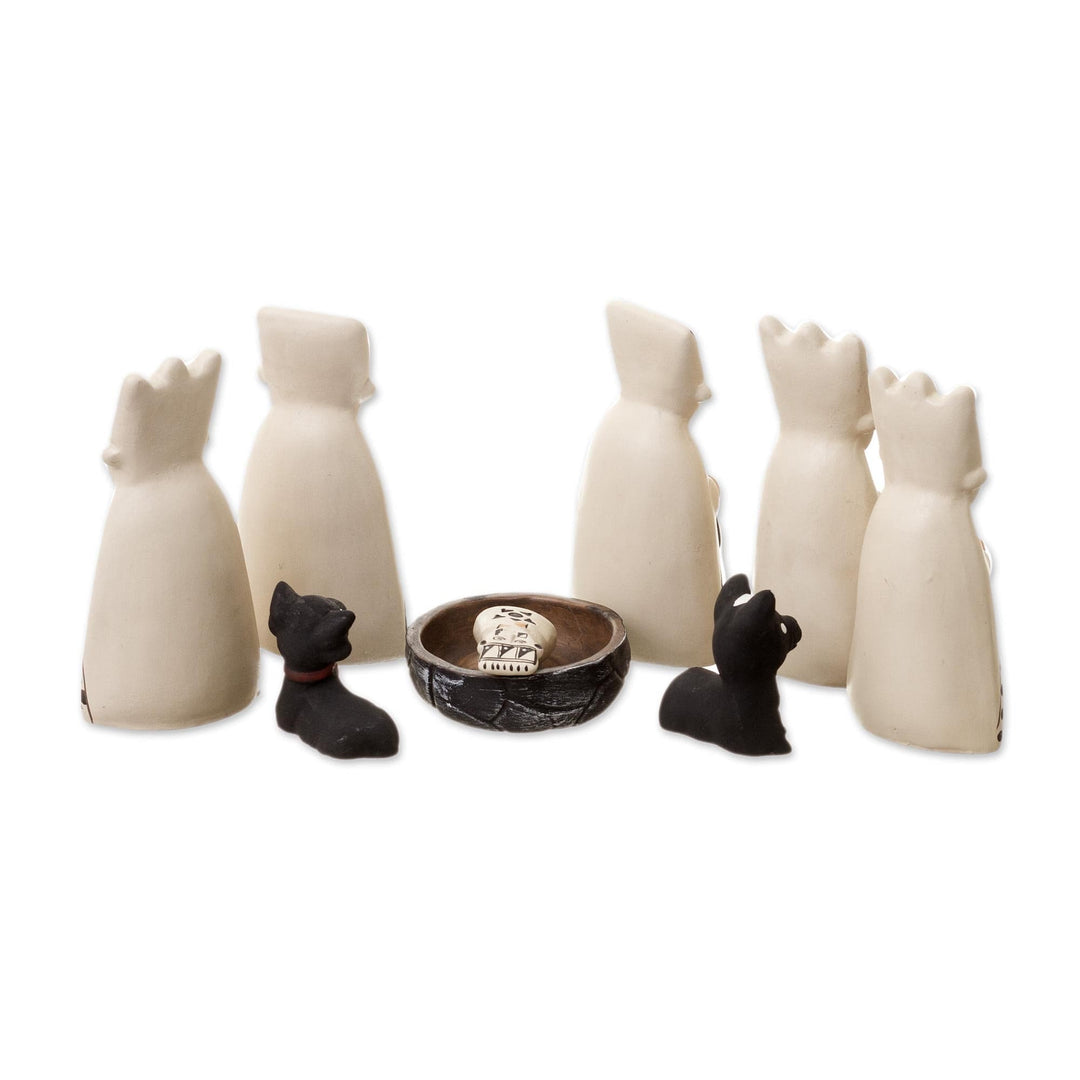 Christmas Ceramic Nativity Scene from Peru - Born to the Amazons