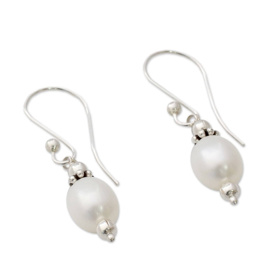 Cultured pearl dangle earrings - Sweet Destiny