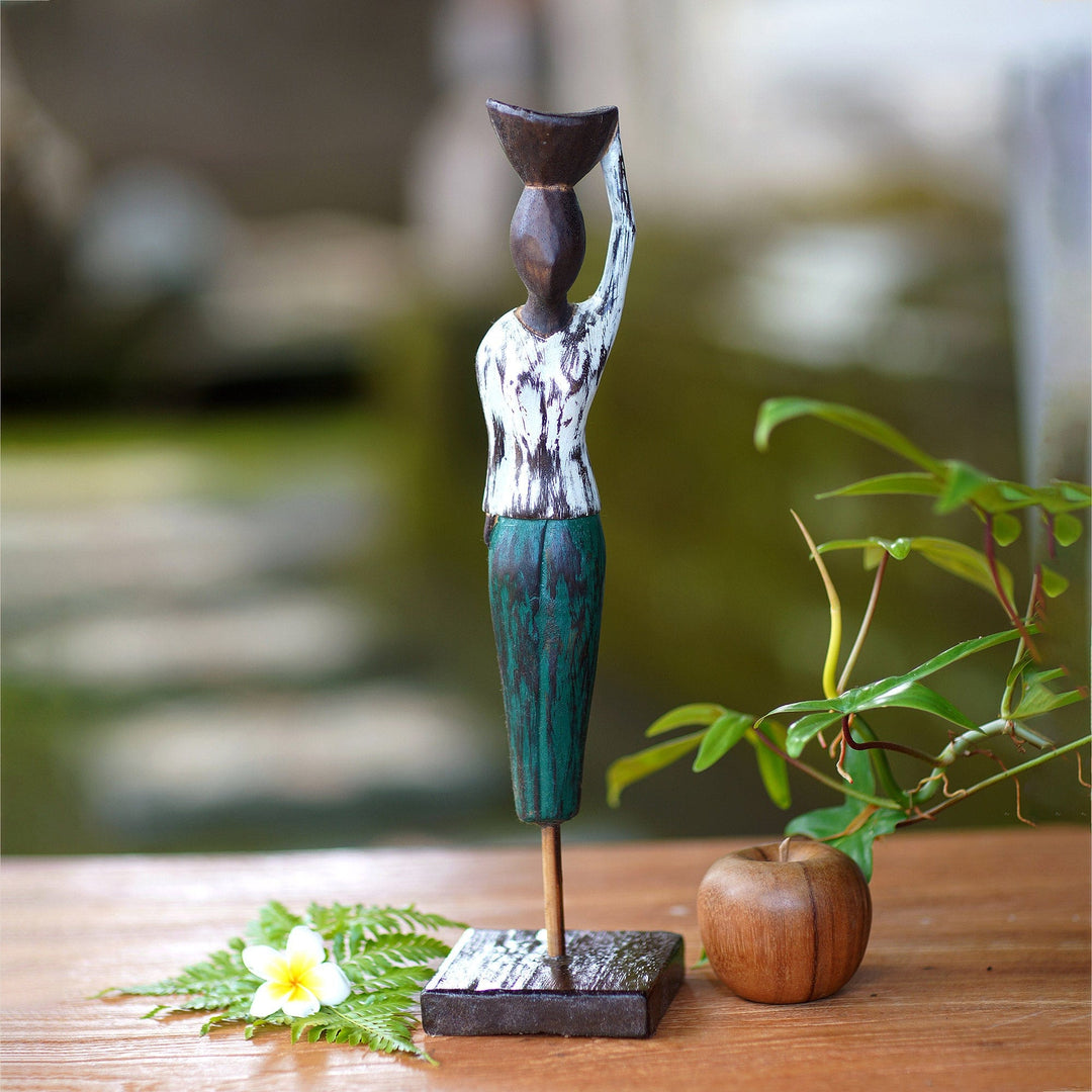 Wood sculpture - Offering