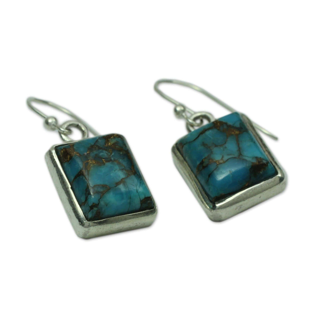Blue Silver Earringsn Jewelry  - True Friendship