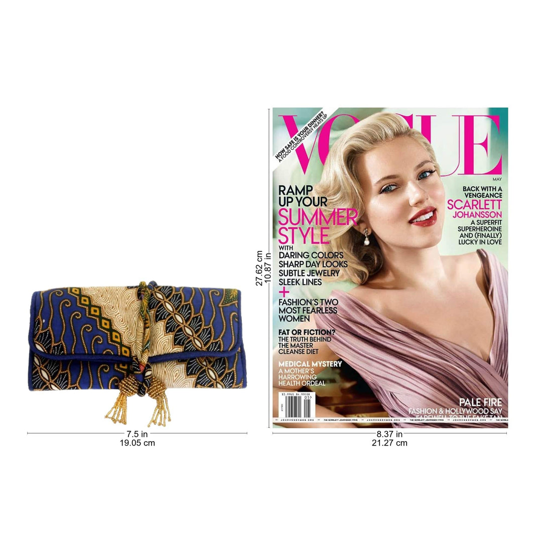 Handmade Batik Cotton Cosmetic Travel Bags (Set of 3) - Jogjakarta Legacy