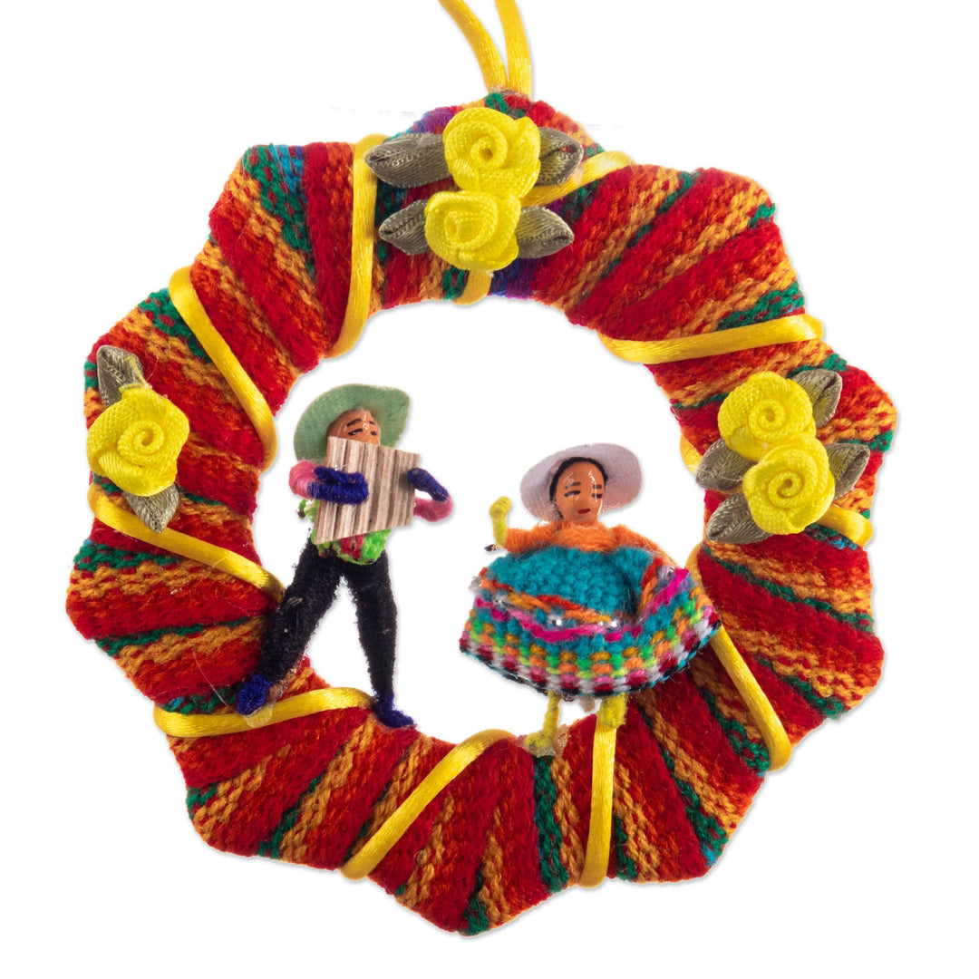Peruvian Cotton Blend Ornaments - Machu Picchu Feast