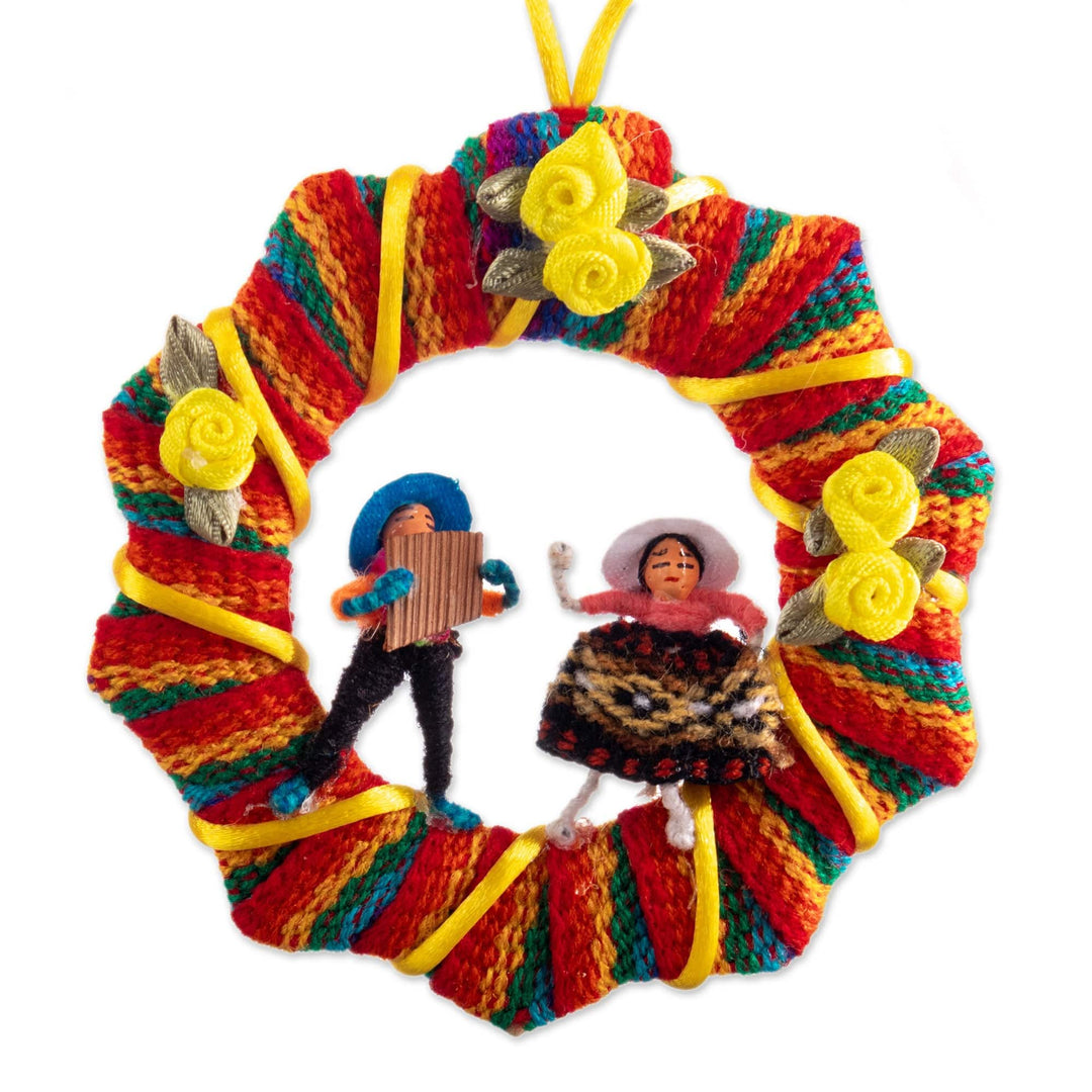 Peruvian Cotton Blend Ornaments - Machu Picchu Feast