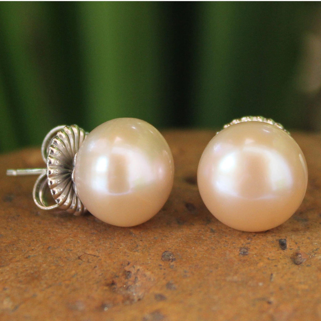 Hand Made Pearl Earrings - Dawn Serenade