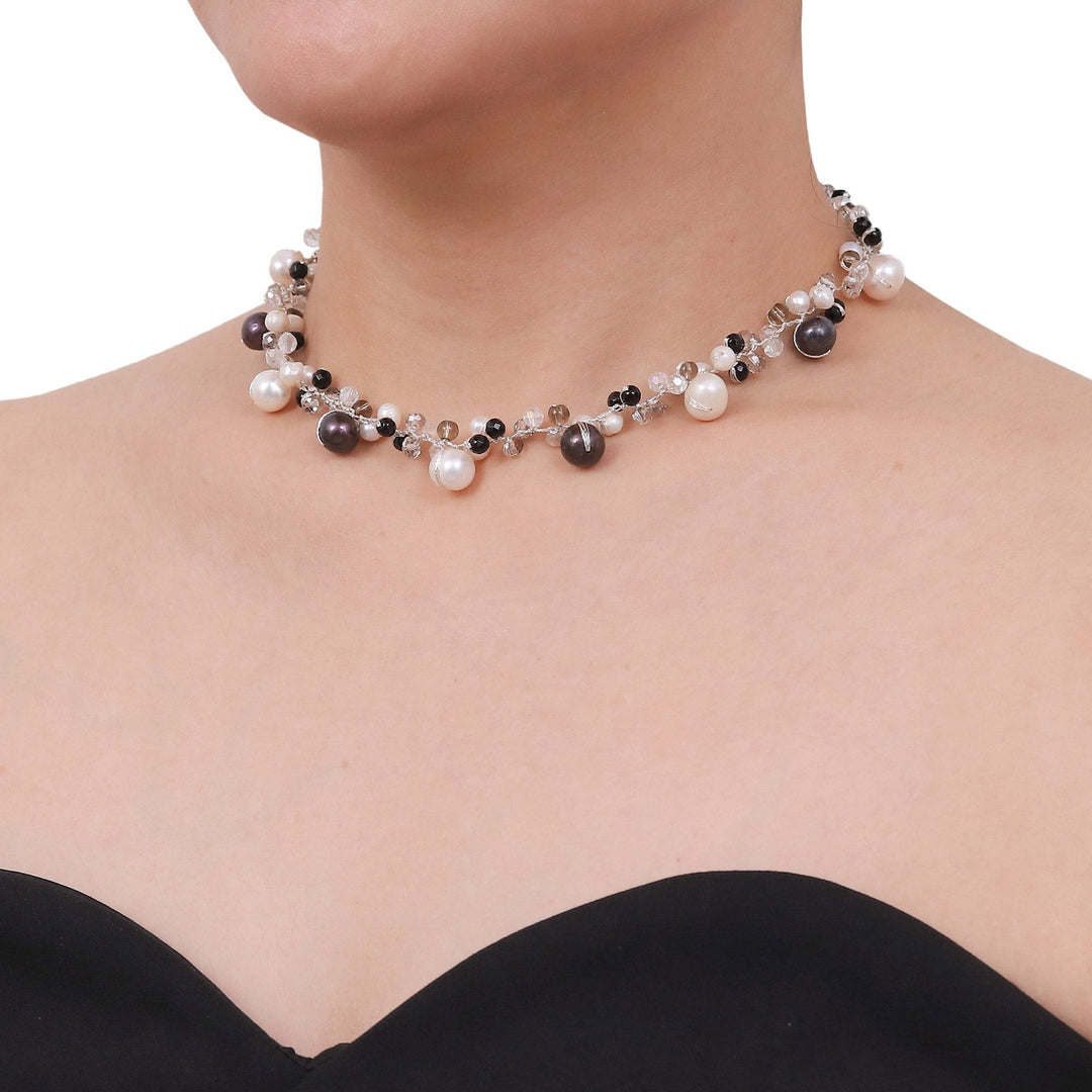 Pearl Choker Necklace - A Spark of Romance