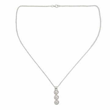 Pearl Necklace Sterling Silver Jewelry - Infinite Beauty
