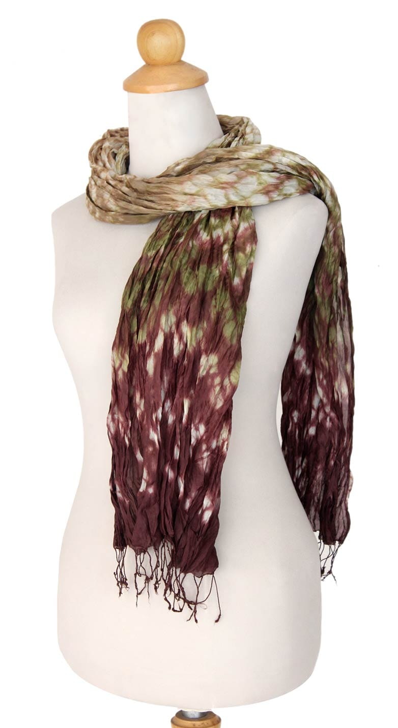 Patterned Scarf from Thailand - Fabulous Earth