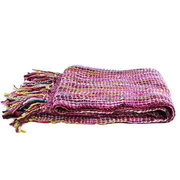 Striped Throw Blanket - Joyous Amethyst