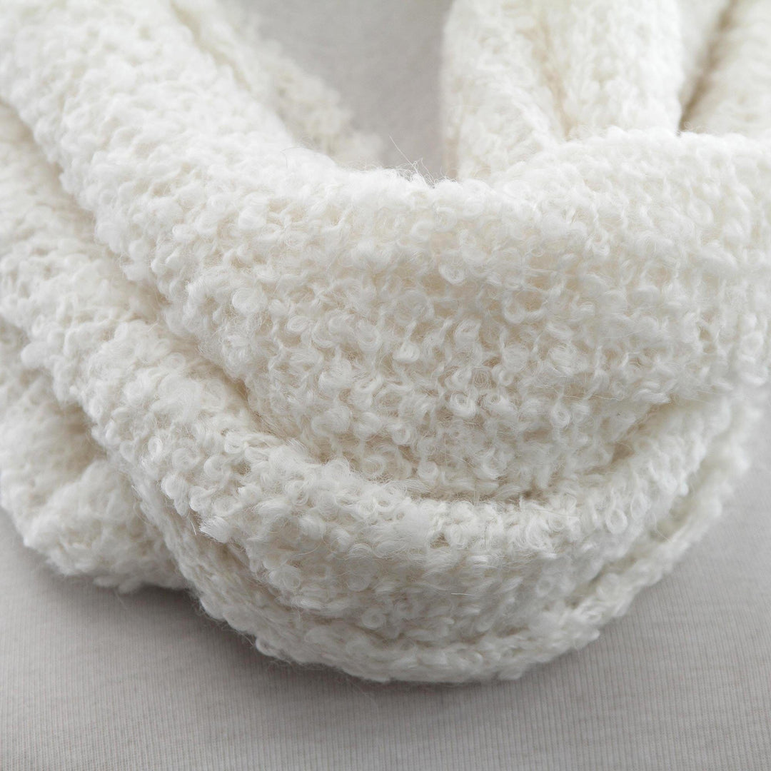 Alpaca blend infinity scarf - Natural Infinity