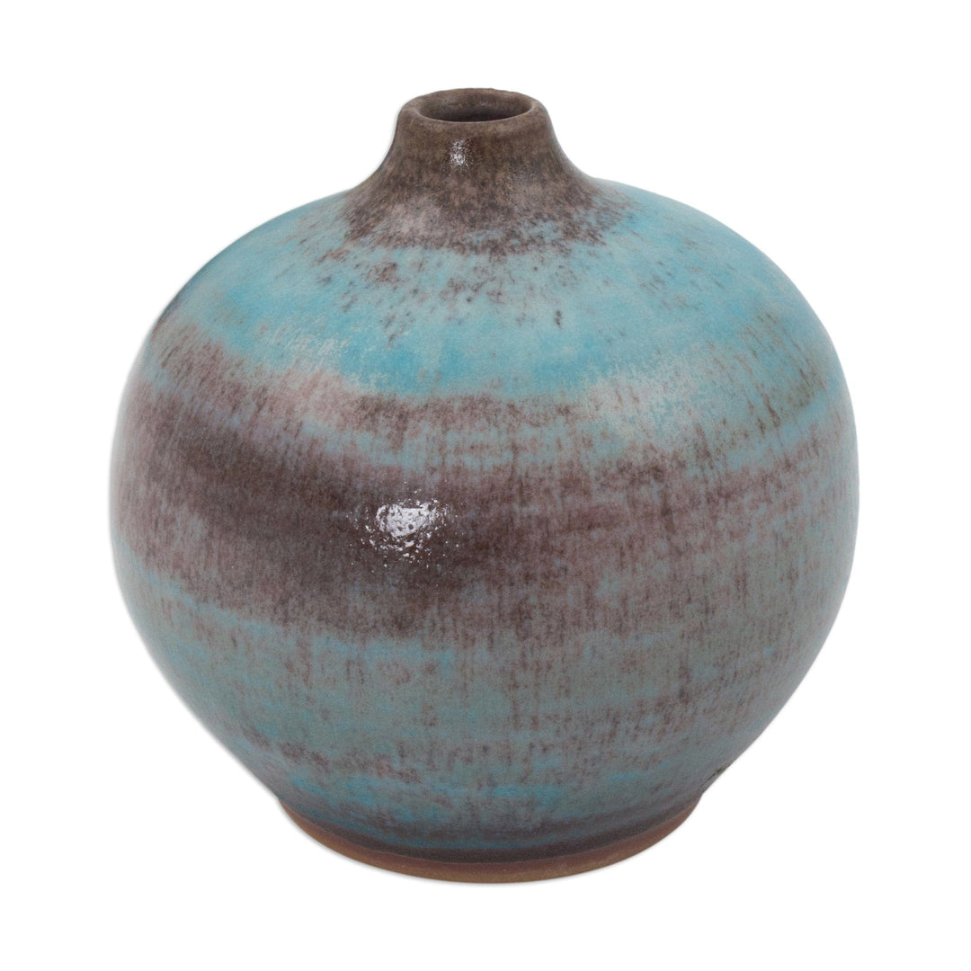 Ceramic Bud Vase Crafted by Hand (medium) - Turquoise Realm