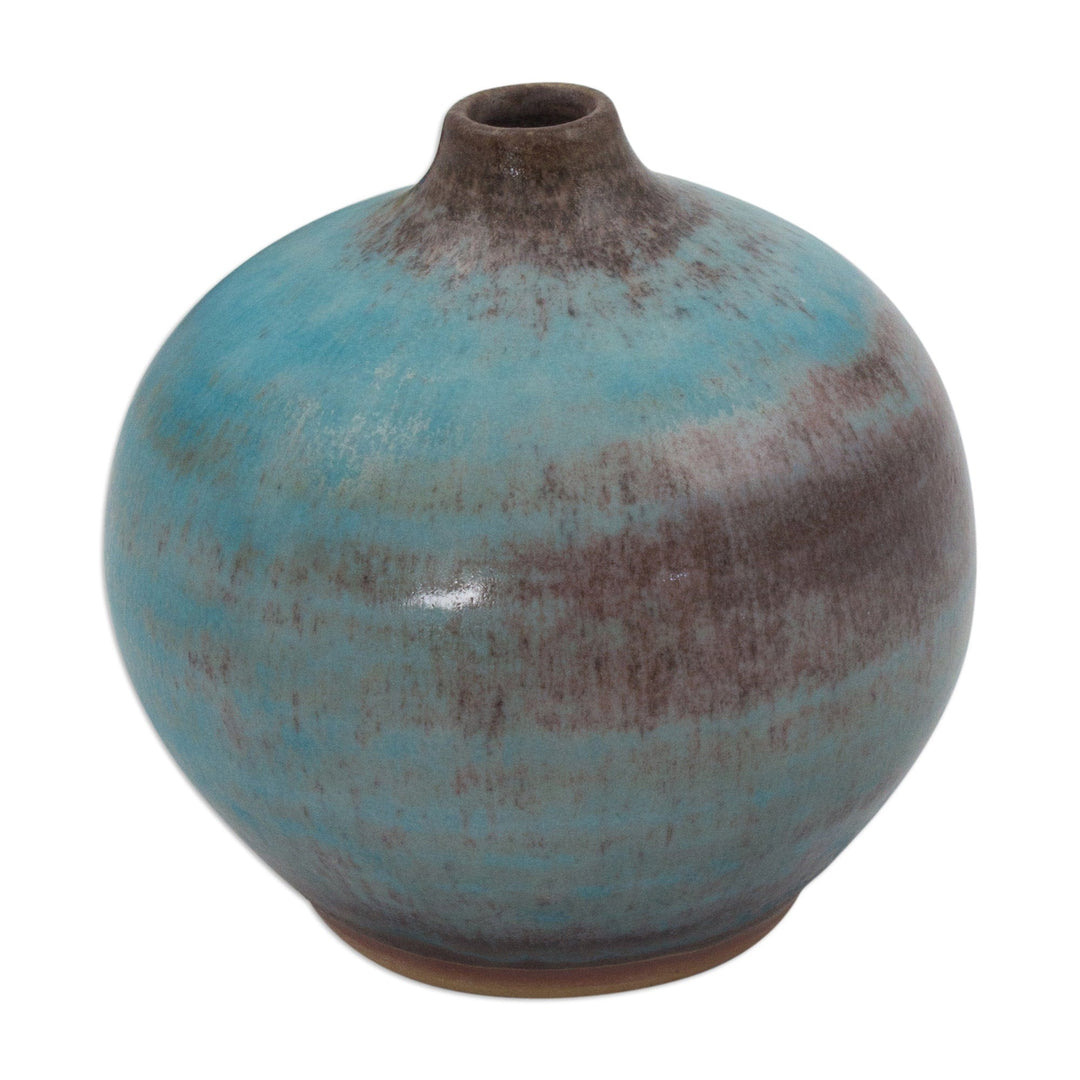 Ceramic Bud Vase Crafted by Hand (medium) - Turquoise Realm