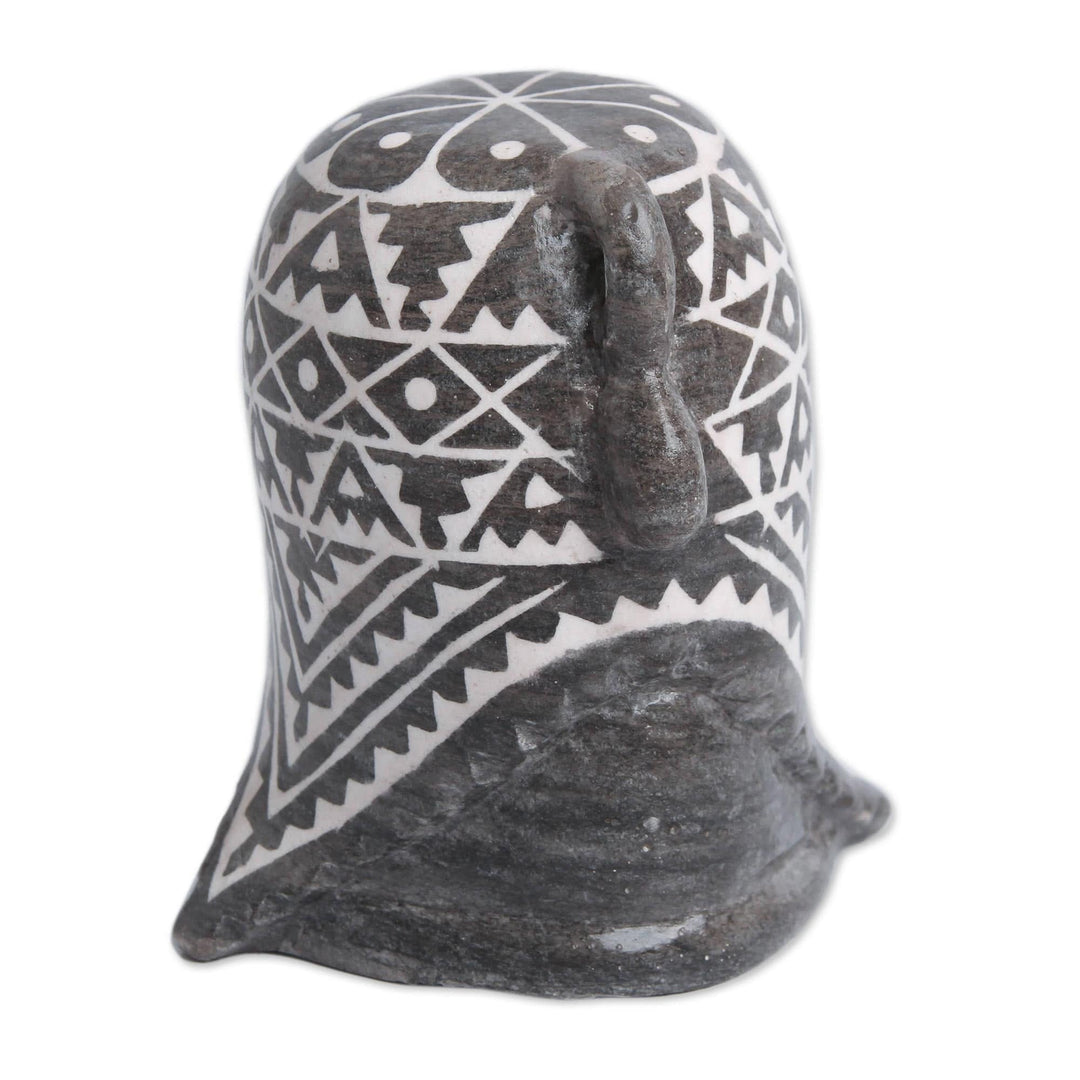 Unique Alabaster Stone Nativity Scene in a Chullo Hat - A Peruvian Christmas
