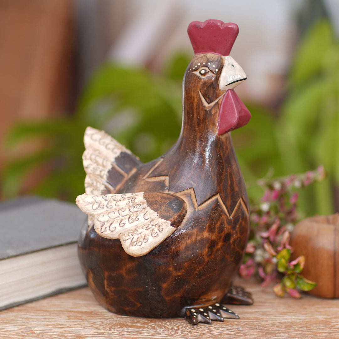 Funny Brown Hen