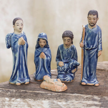 Blessed Nativity in Blue