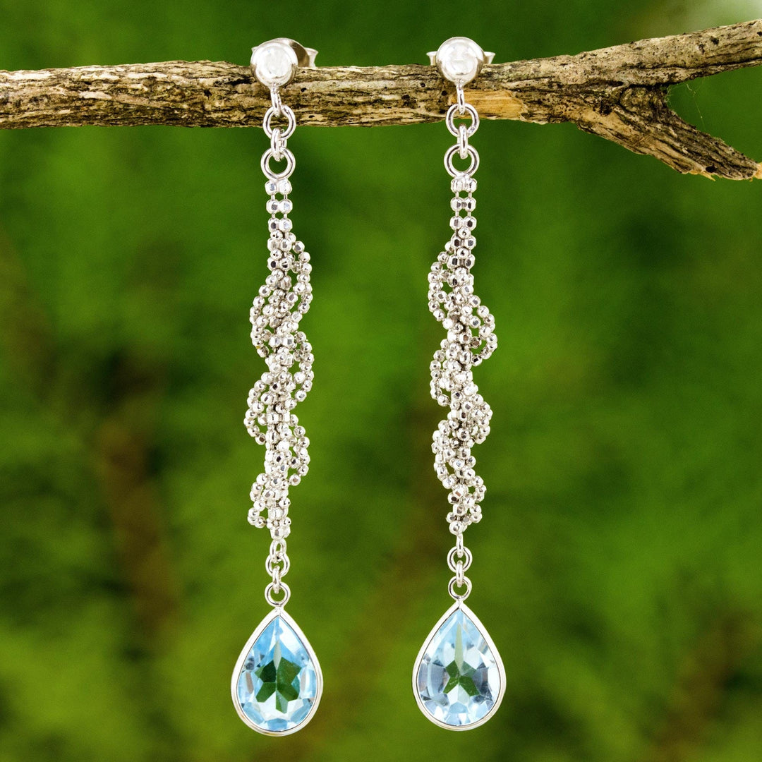 Blue Rose Teardrop