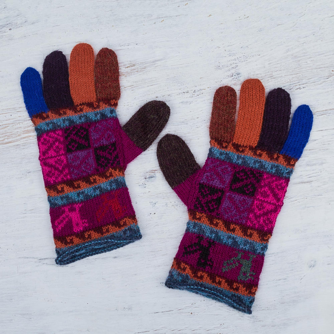 Peruvian Patchwork in Magenta