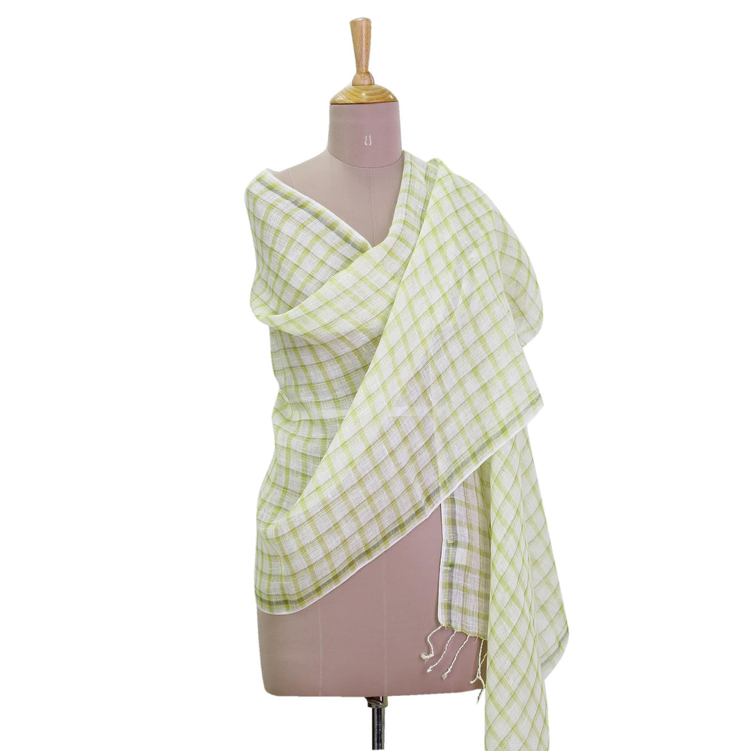 Chartreuse Windowpane